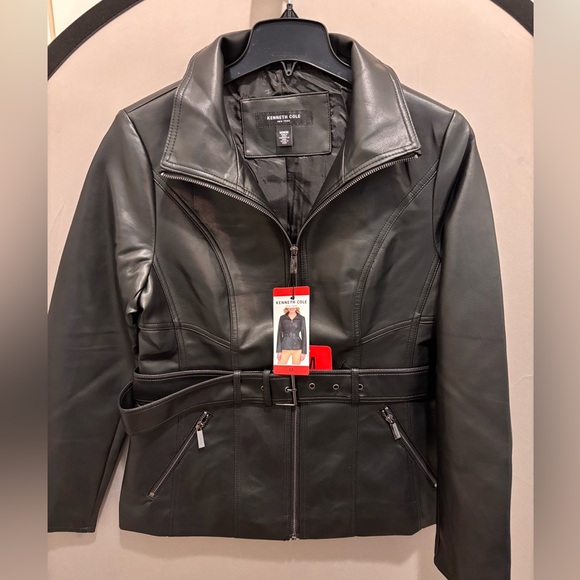 Kenneth Cole Jackets & Blazers - Kenneth Cole Faux Leather Jacket